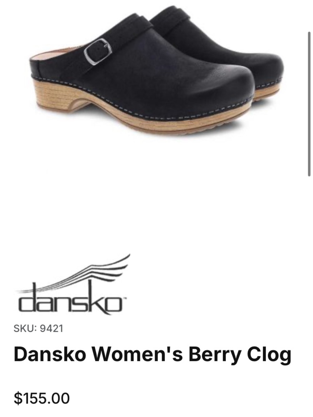Dansko Brown Leather Slip-On Berry Clog Size 40 - Picture 16 of 16